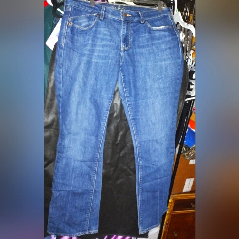 Old Navy Women's The Flirt Skinny Blue Jeans Size 12